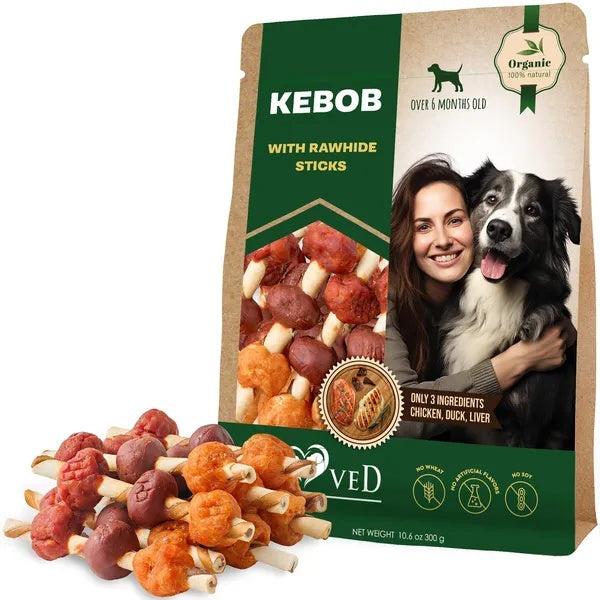 Duo-Meat Duck & Chicken Rawhide Chews