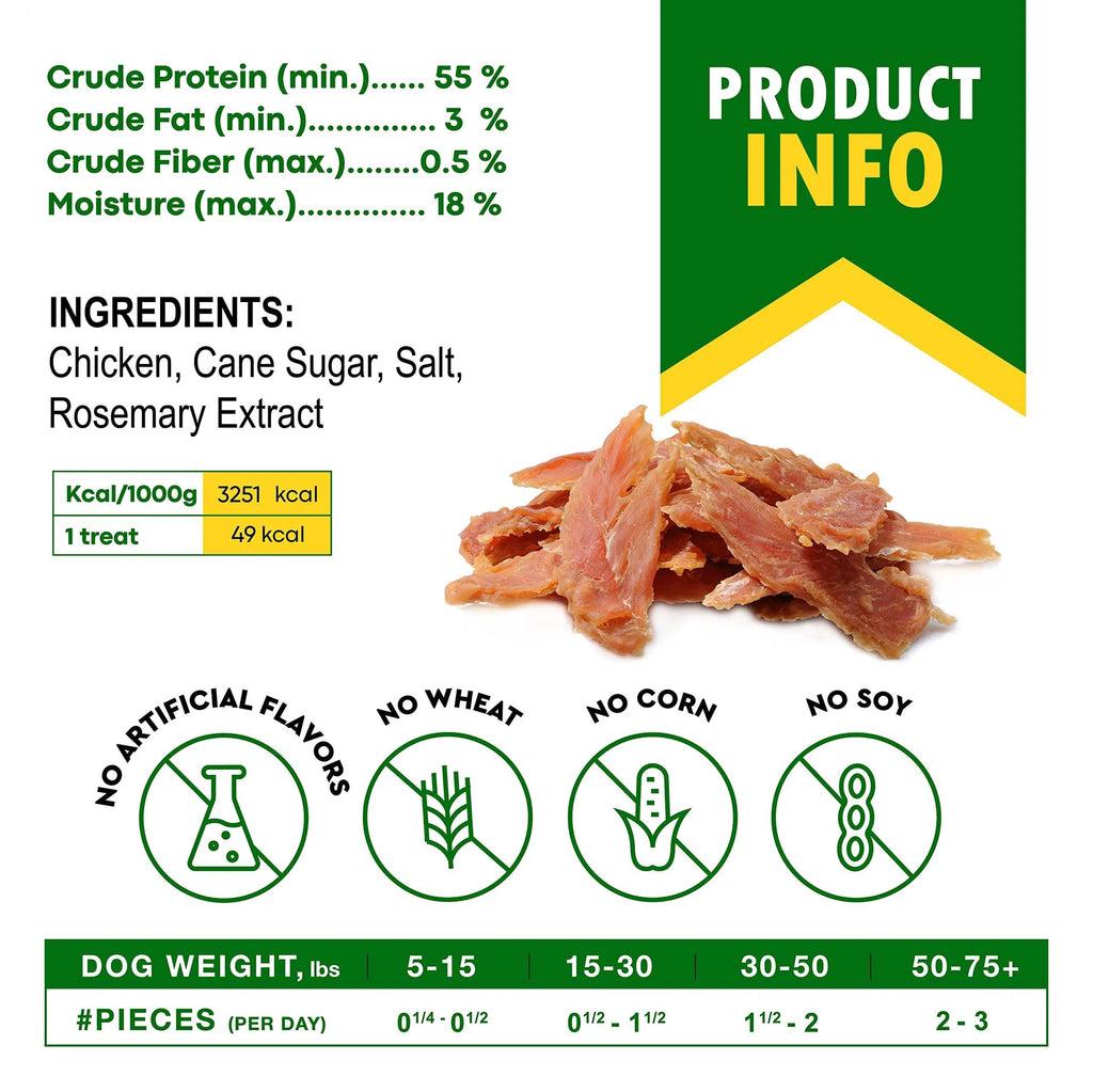 Pure Chicken Jerky Dog Treats