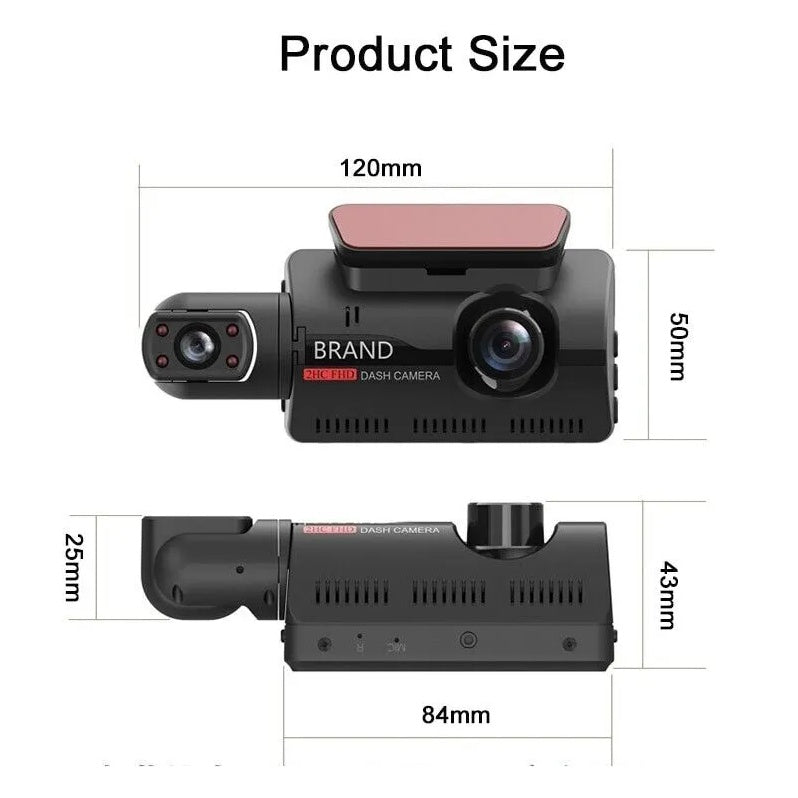 1080P Dual Lens Dash Cam