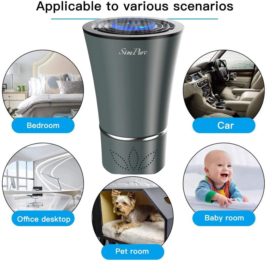 Compact HEPA Desktop Air Purifier