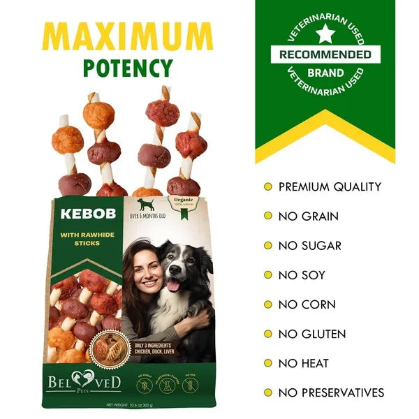 Duo-Meat Duck & Chicken Rawhide Chews