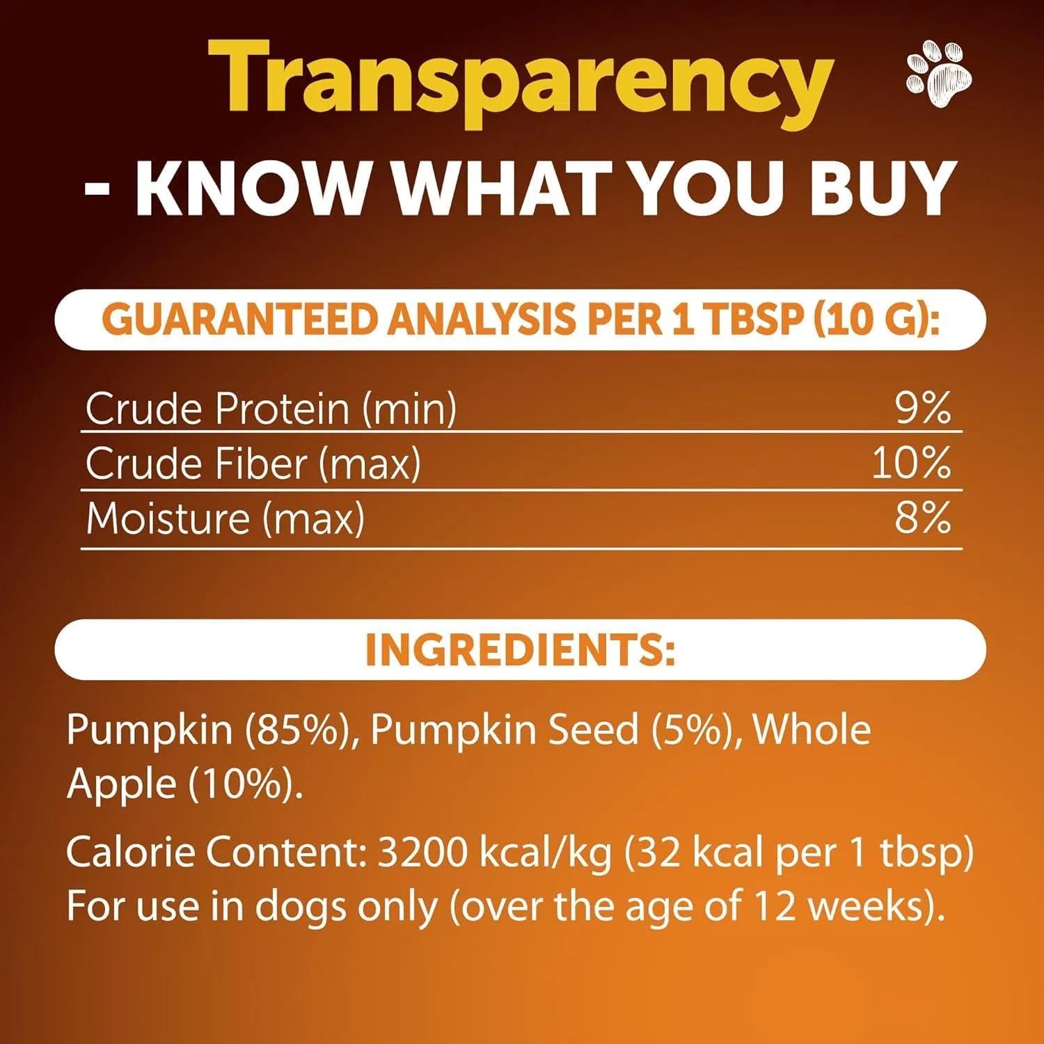 Organic Pumpkin Powder for Dogs - Digestive Support & Fiber Supplement