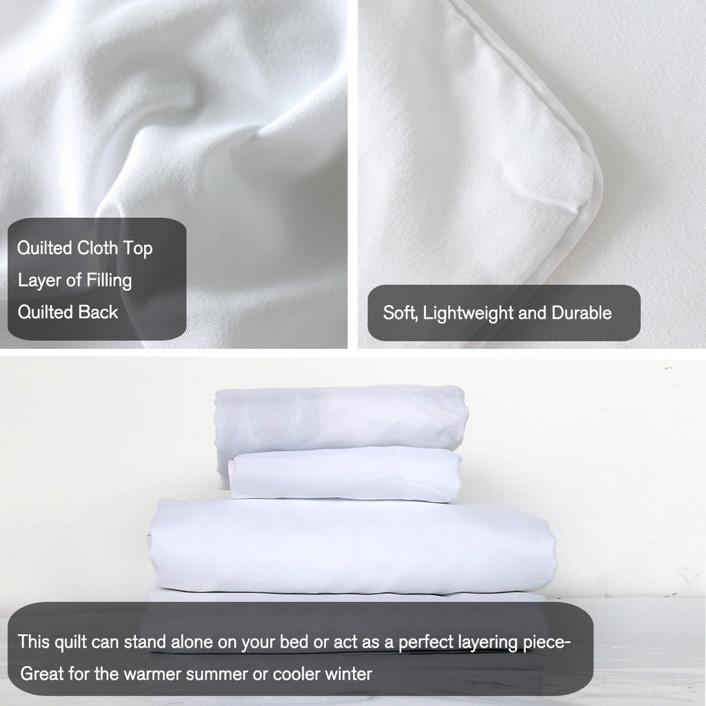 3-Piece Blue & White Floral Duvet Cover Set