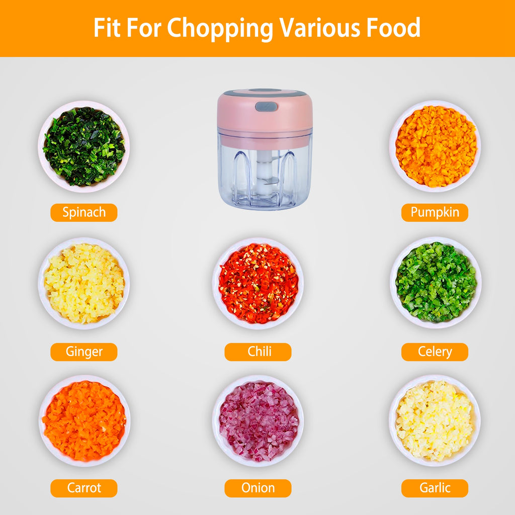 Portable Electric Garlic Chopper