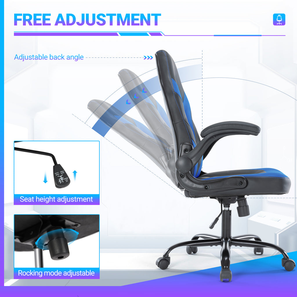 Ergonomic PU Leather Office Chair