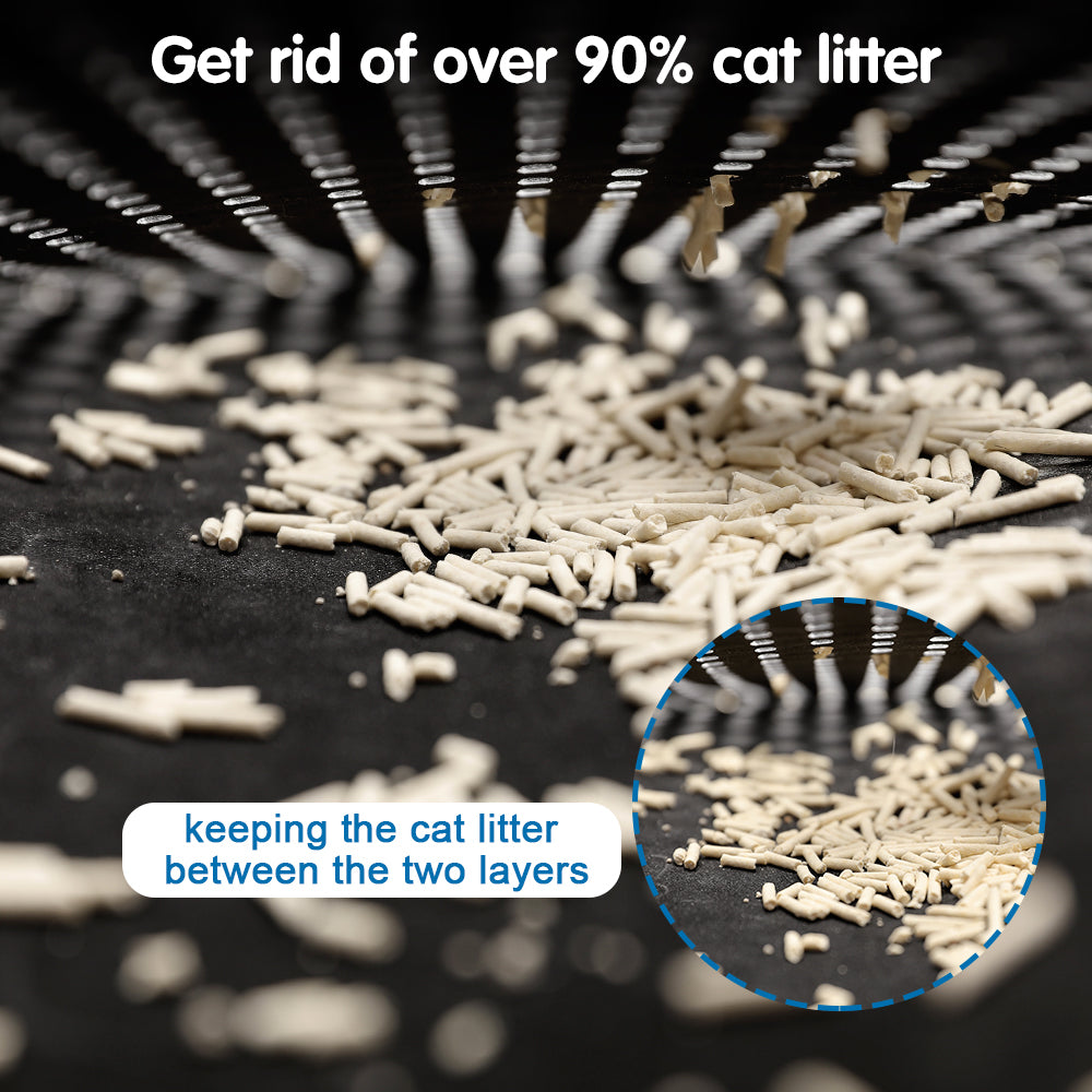 Double-Layer Cat Litter Trapper