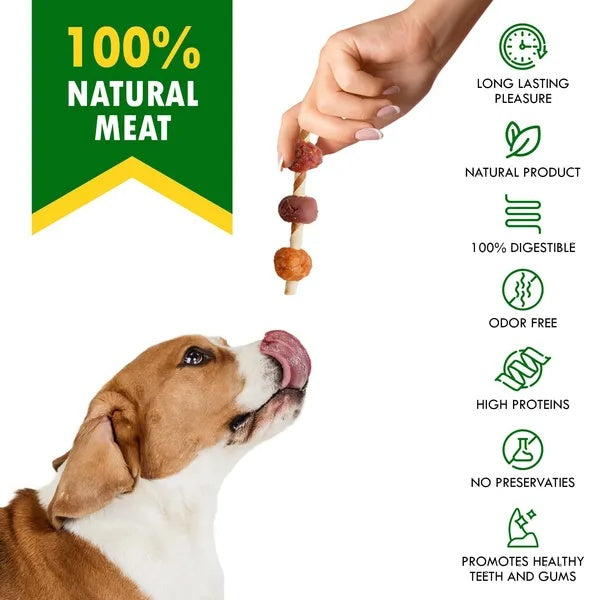Duo-Meat Duck & Chicken Rawhide Chews