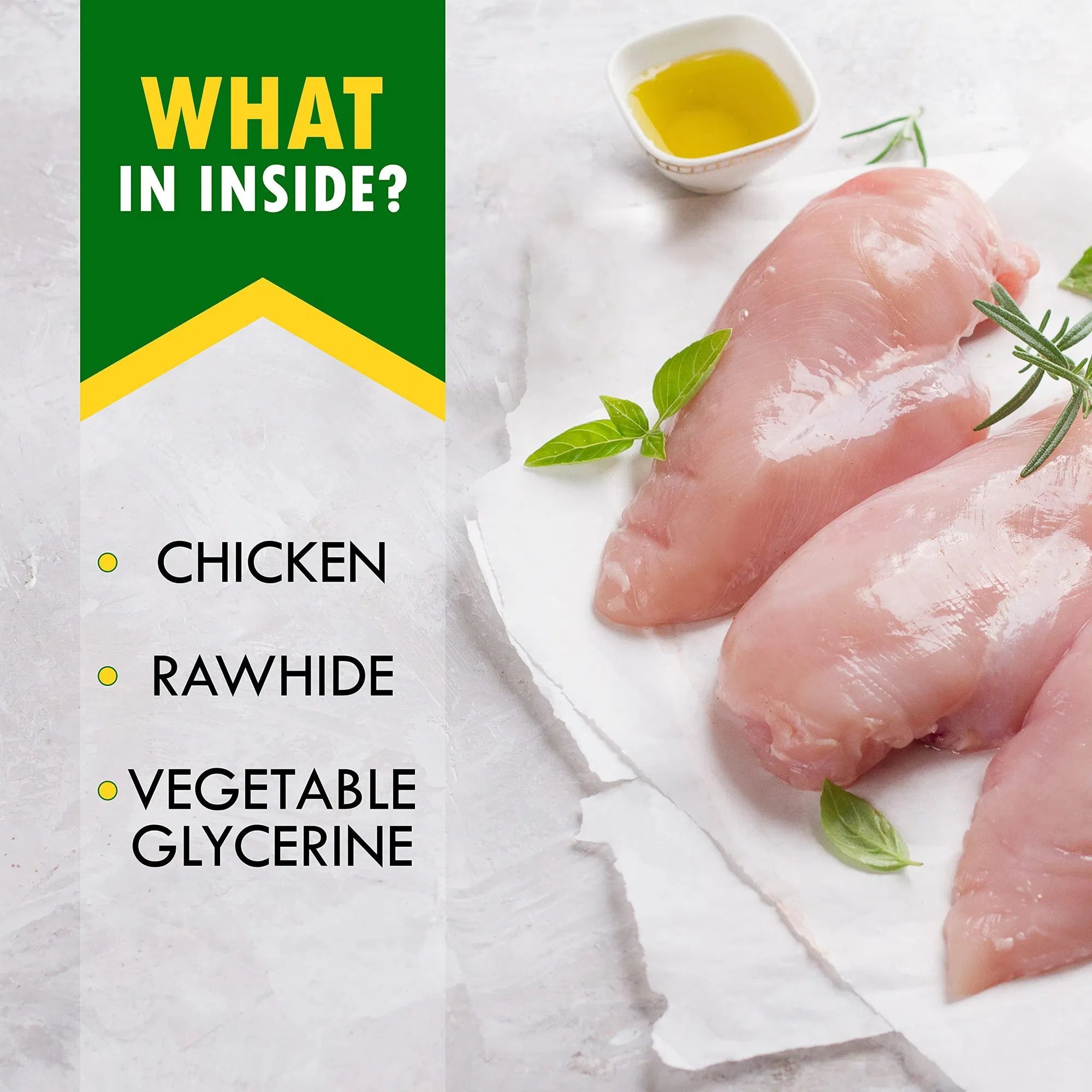 Chicken-Wrapped Rawhide Chews