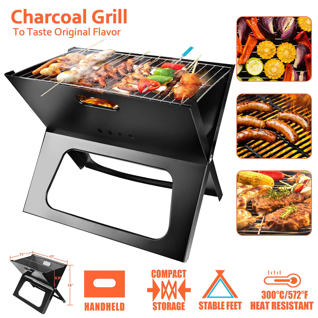 Portable Foldable Desktop Charcoal Grill