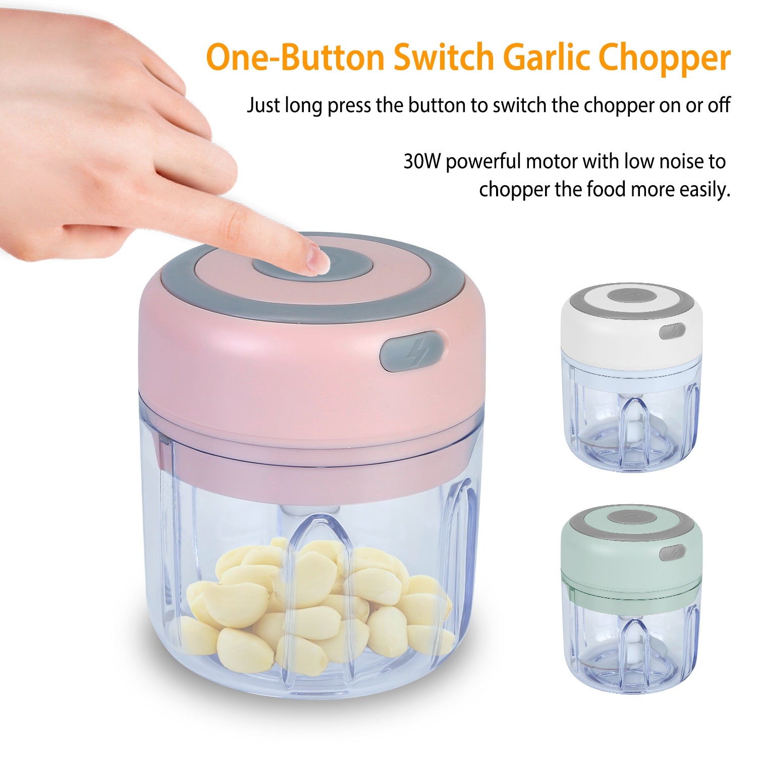 Portable Electric Garlic Chopper