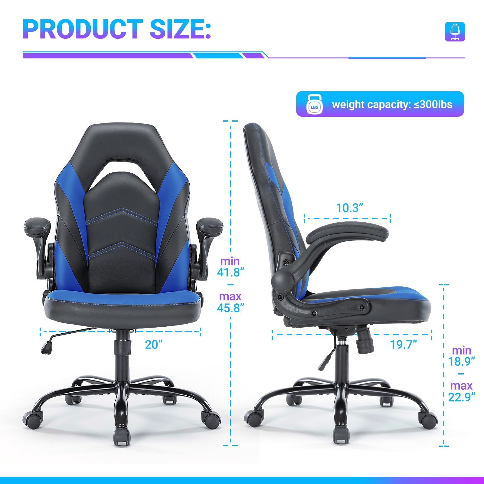 Ergonomic PU Leather Office Chair