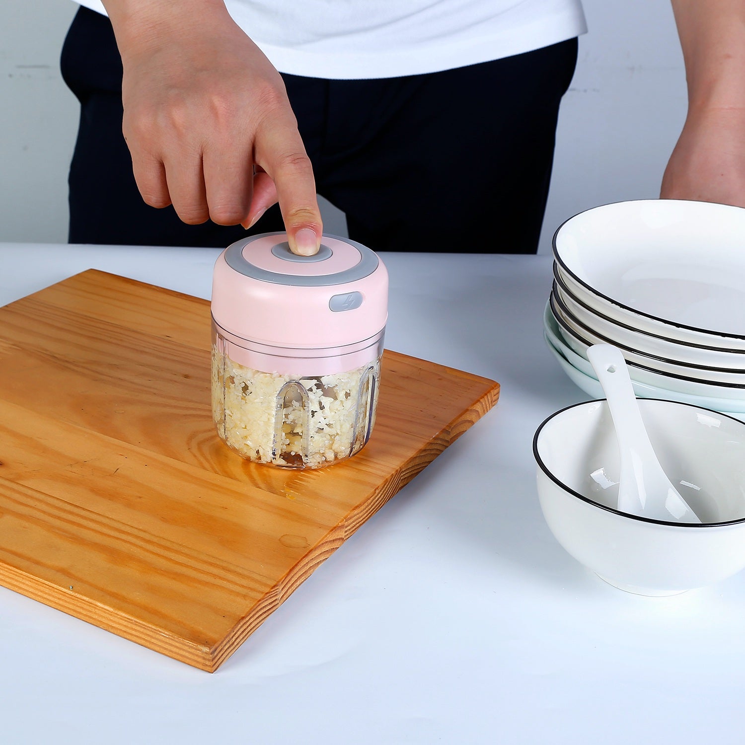 Portable Electric Garlic Chopper