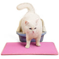 Double Layer Rice-Shaped Cat Litter Trapping Pad