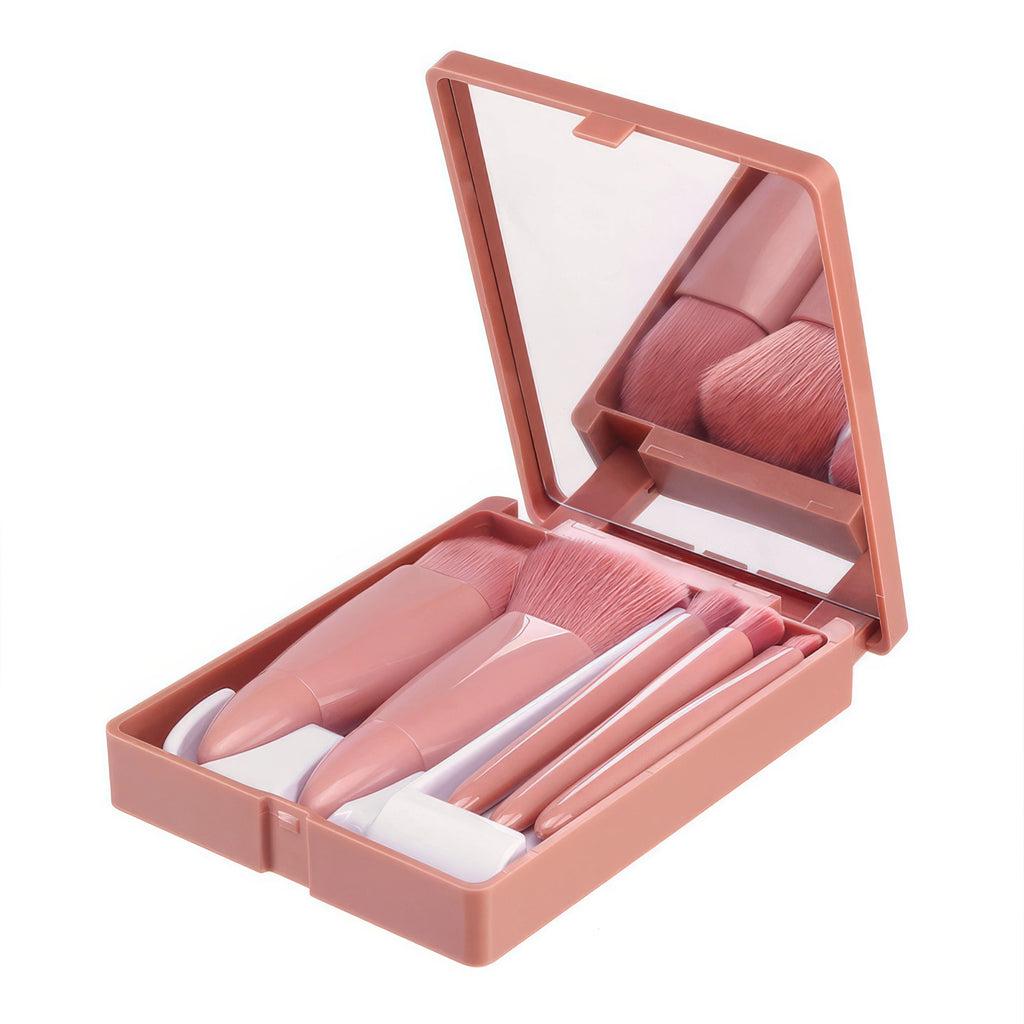 1 Set Chic Pink  Pocket Glam Mini Brush Set