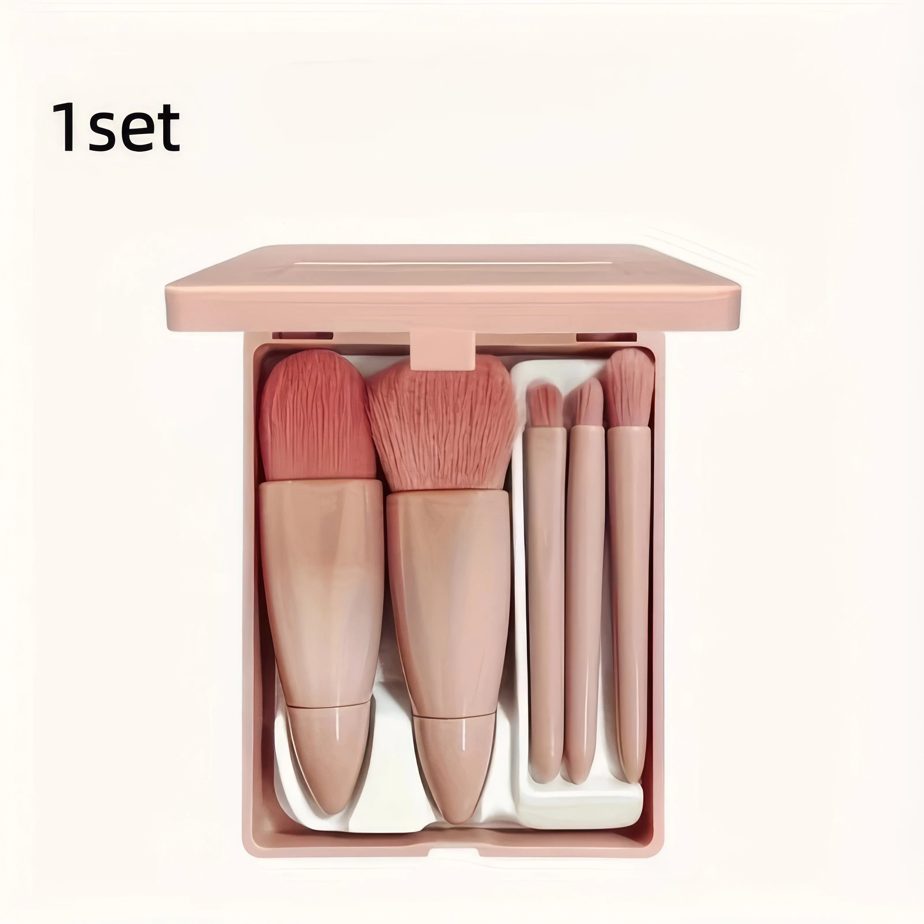 1 Set Chic Pink  Pocket Glam Mini Brush Set