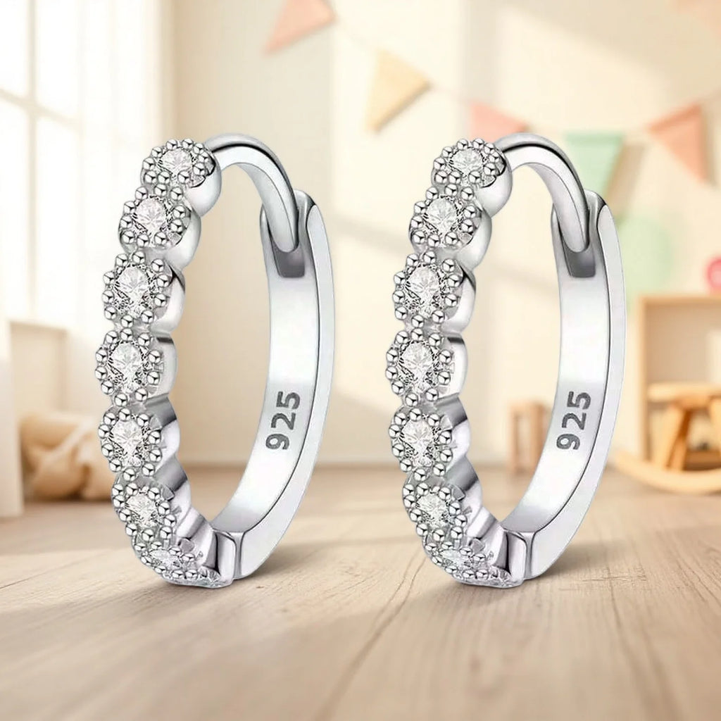 Perfect Pair of Mini Stud Earrings: Sleek Silver Design, Versatile for Daily & Party Wear