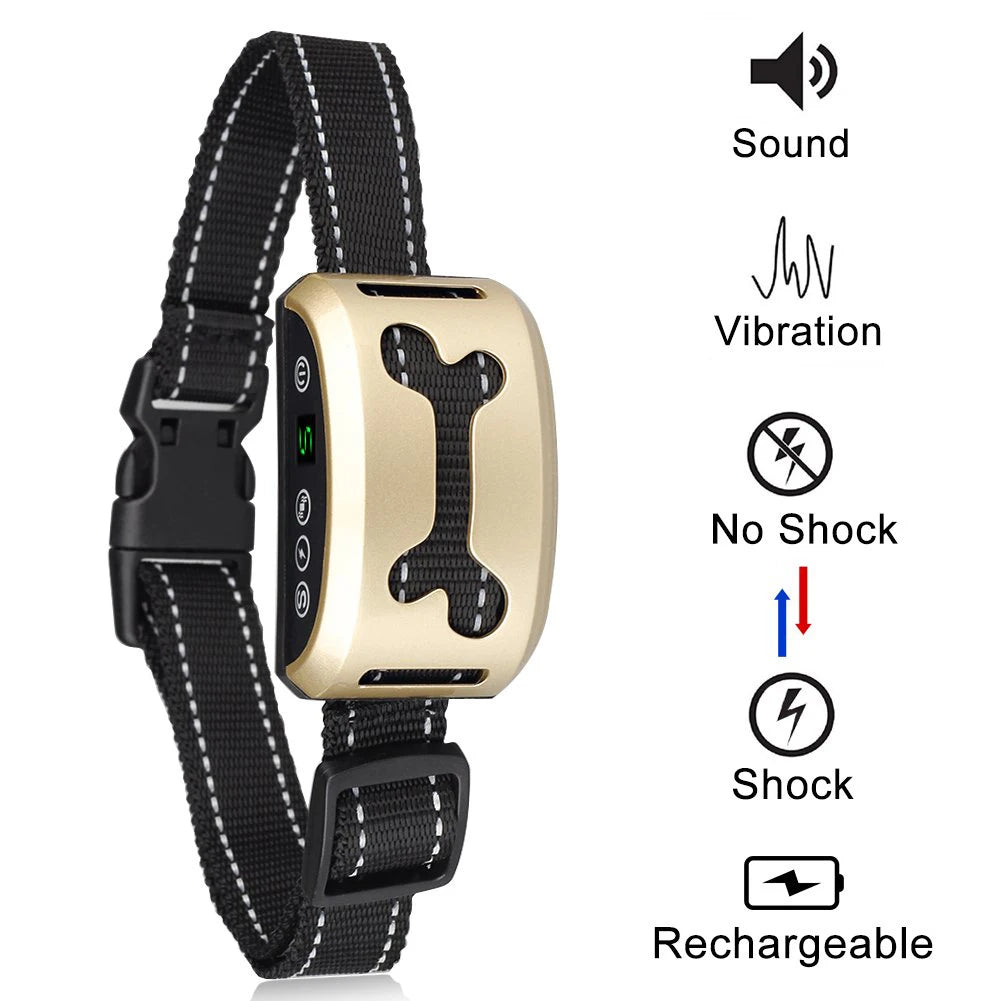 Pet Dog Anti Bark Guard Waterproof Auto Anti Humane Bark Collar Stop Dog Barking