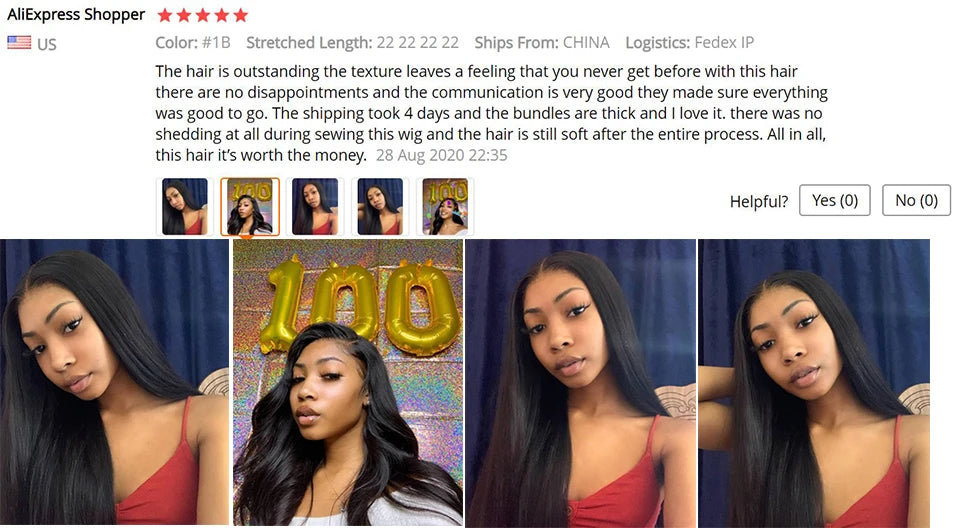 Beaufox Peruvian Hair Bundles Straight Human Hair Weave Bundles Remy Hair Extension Natural Black 1/3/4 Pcs 8-30 Inches