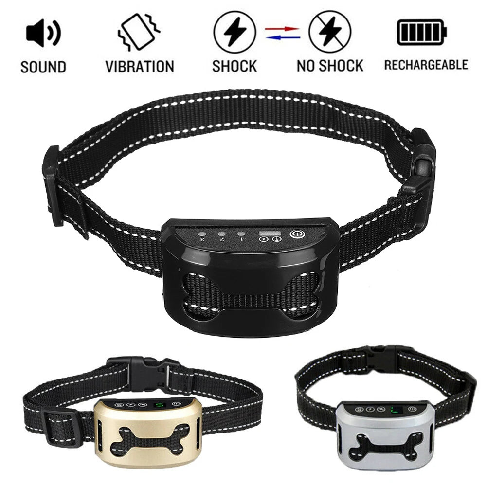 Pet Dog Anti Bark Guard Waterproof Auto Anti Humane Bark Collar Stop Dog Barking