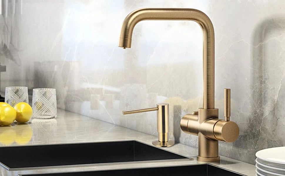 Samodra Black Liquid Soap Dispensers Brass Pump Head With 500ML PE Bottle