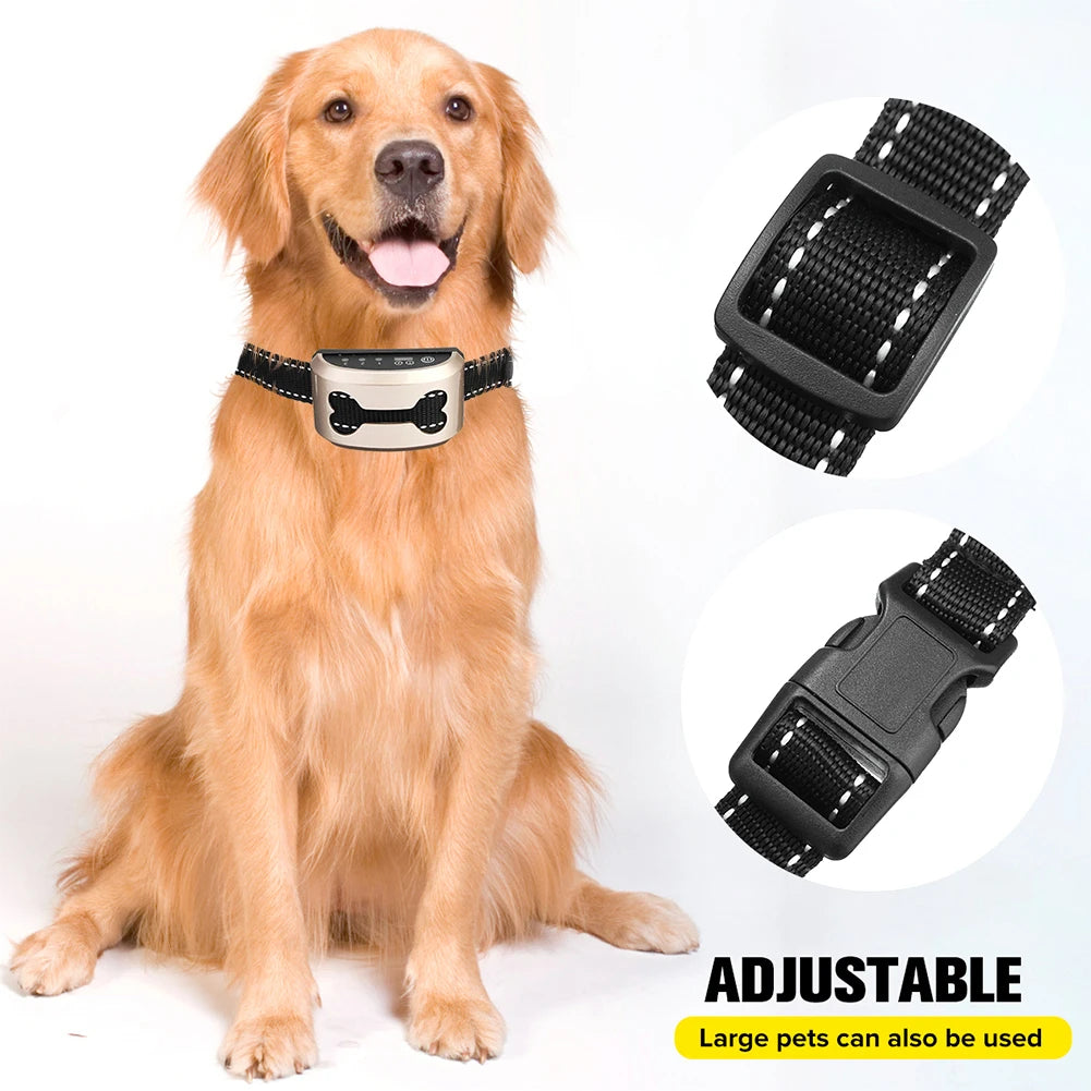 Pet Dog Anti Bark Guard Waterproof Auto Anti Humane Bark Collar Stop Dog Barking
