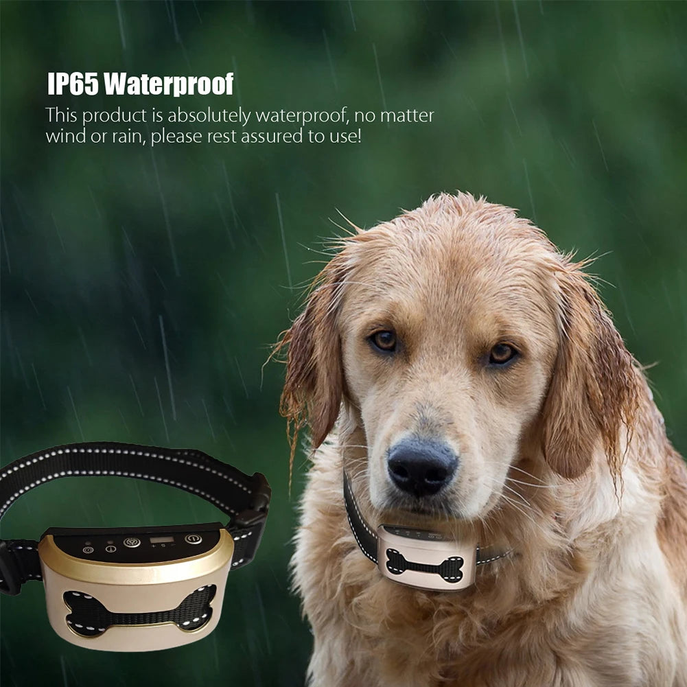 Pet Dog Anti Bark Guard Waterproof Auto Anti Humane Bark Collar Stop Dog Barking