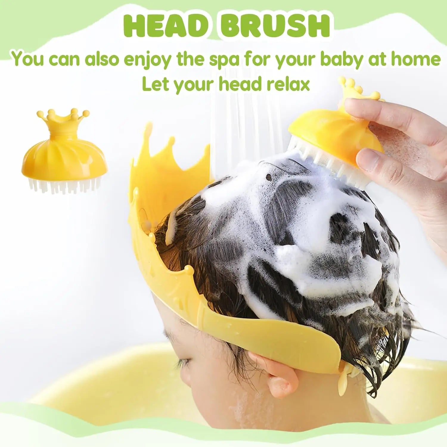 Baby Bath Tub with Bath Cushion Foldable Bathtub with Thermometer Shower Cap Shower and Toddler 0-36 Months