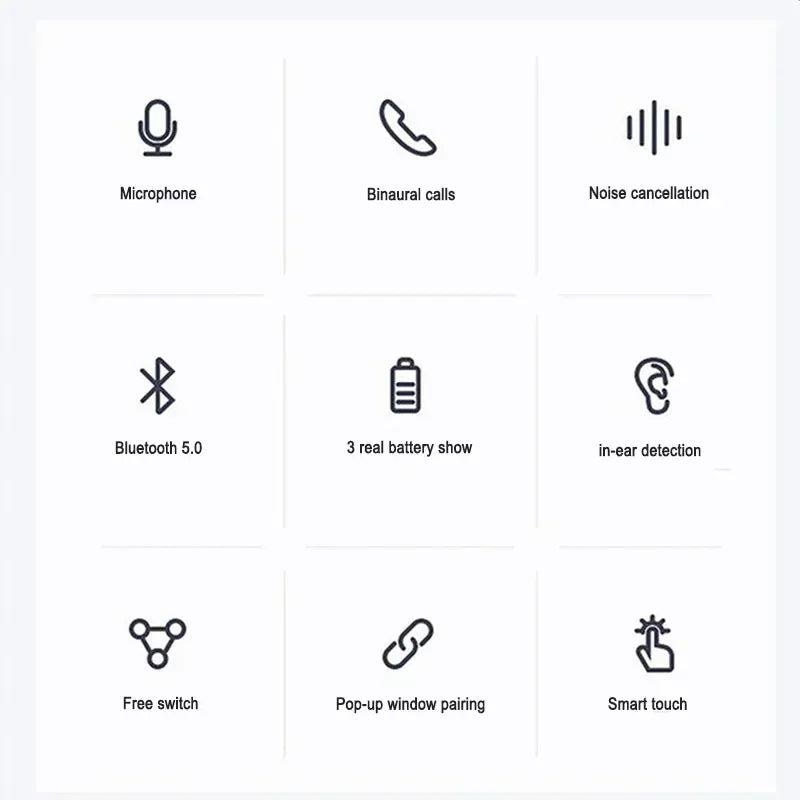 Auriculares TWS Air Pro Bluetooth 5.3