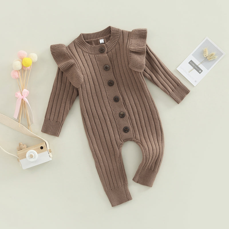 Lioraitiin 0-18M Baby Girl Knitted Long Sleeve