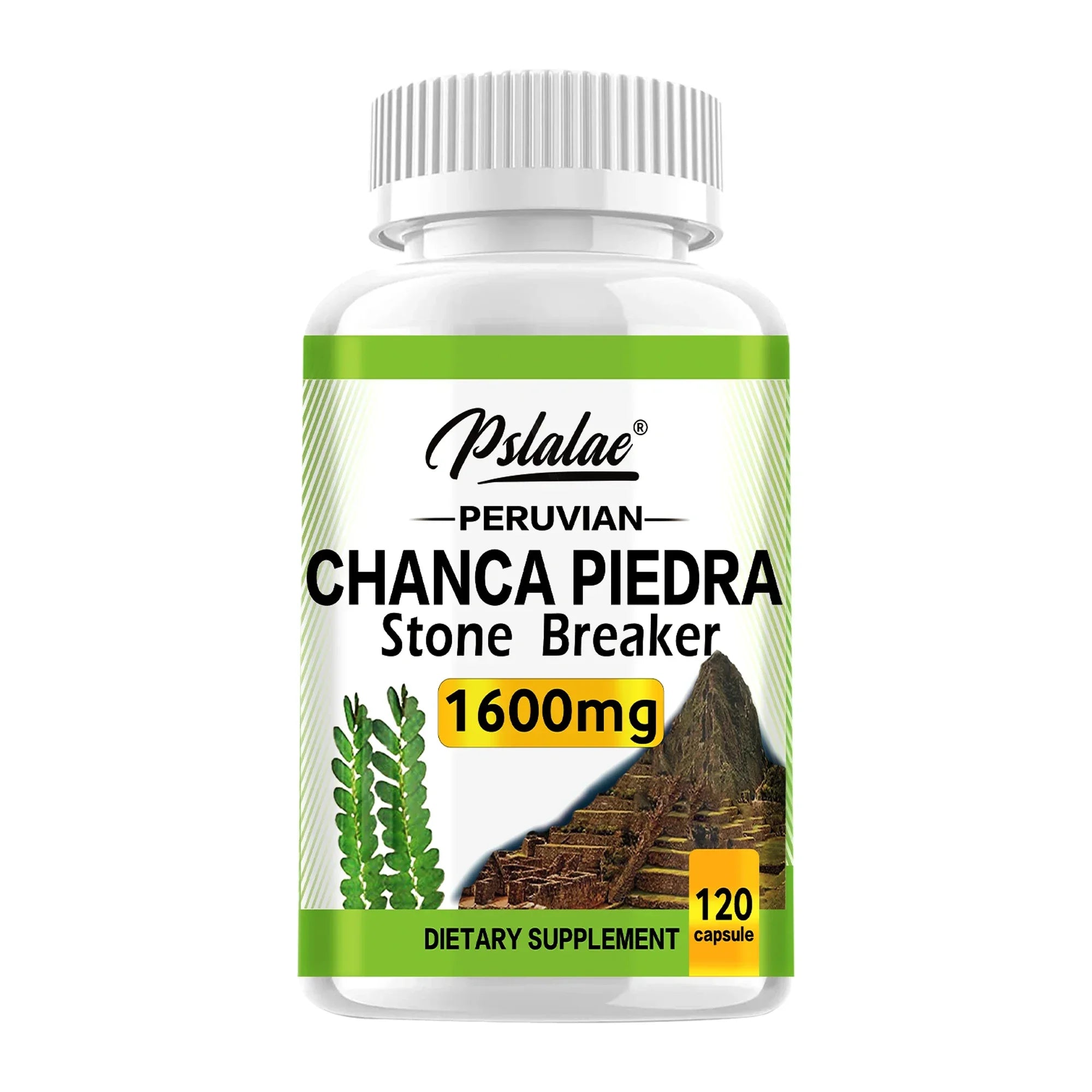 Chanca Piedra 1600mg - Supports Kidney Function, Promotes Detoxification, Cleansing and Repair, and Boosts Energy - 120 Capsules
