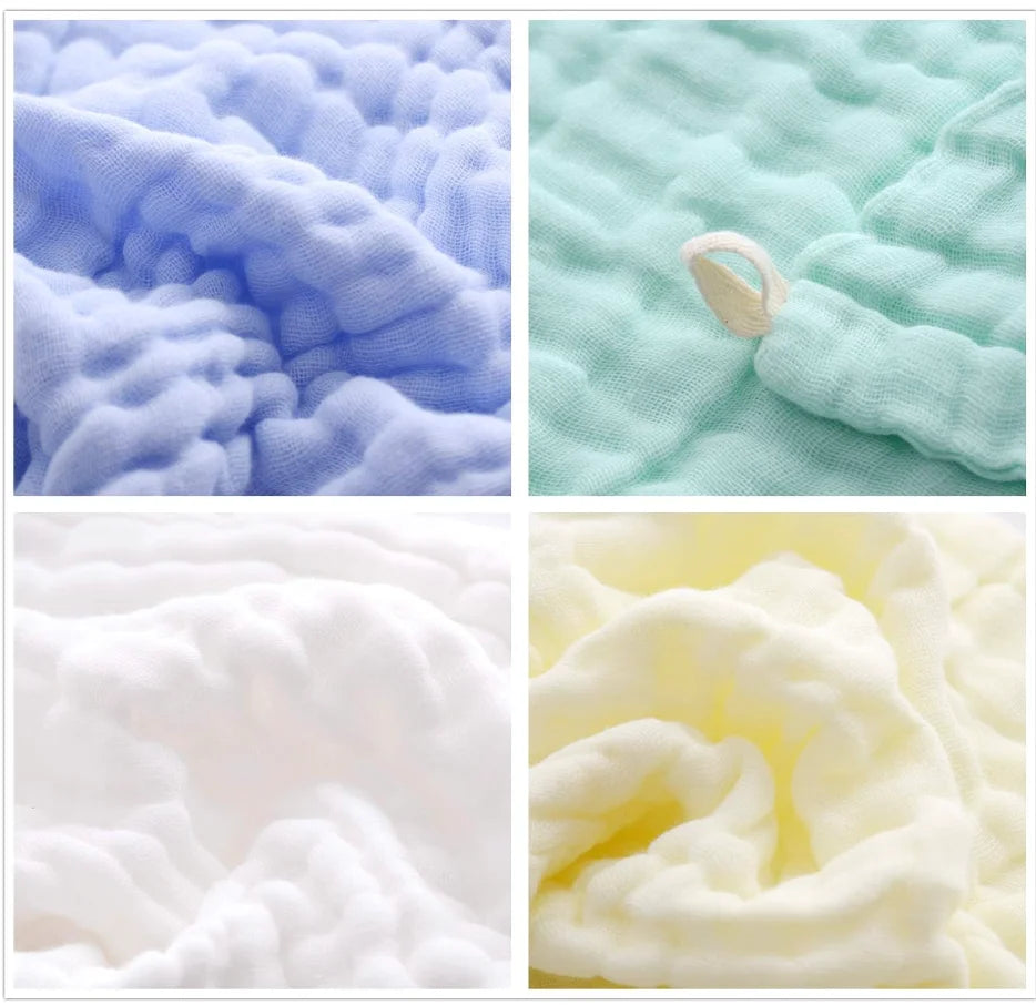 Baby Washcloths - Natural Cotton Baby Wipes - 5 piez