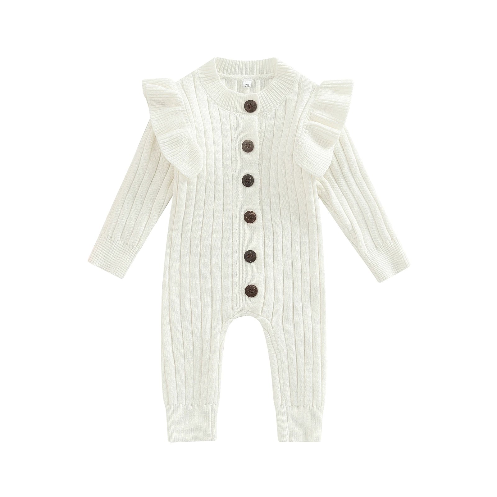 Lioraitiin 0-18M Baby Girl Knitted Long Sleeve