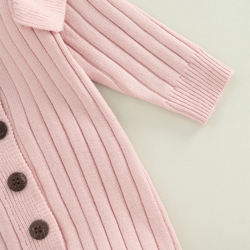 Lioraitiin 0-18M Baby Girl Knitted Long Sleeve