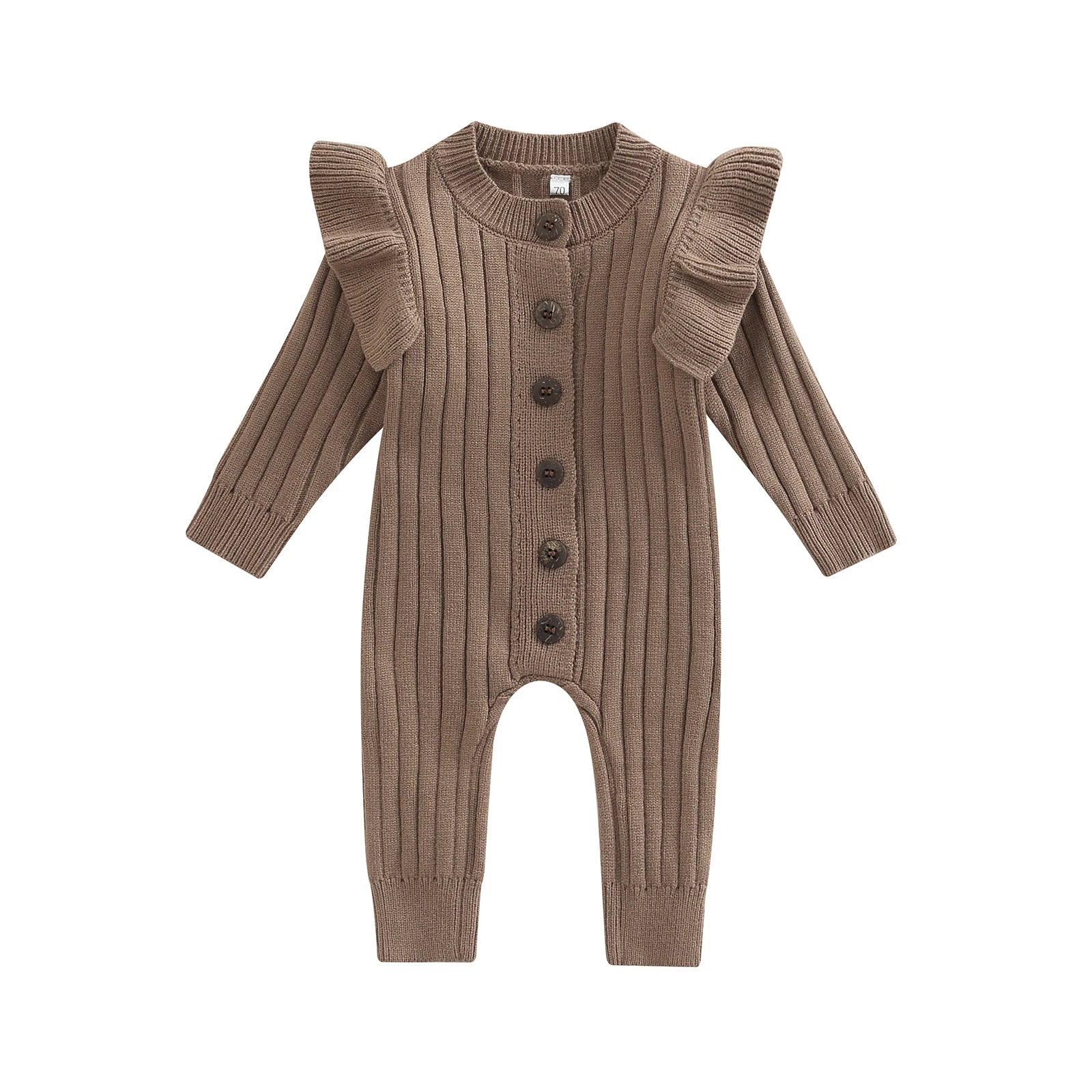 Lioraitiin 0-18M Baby Girl Knitted Long Sleeve