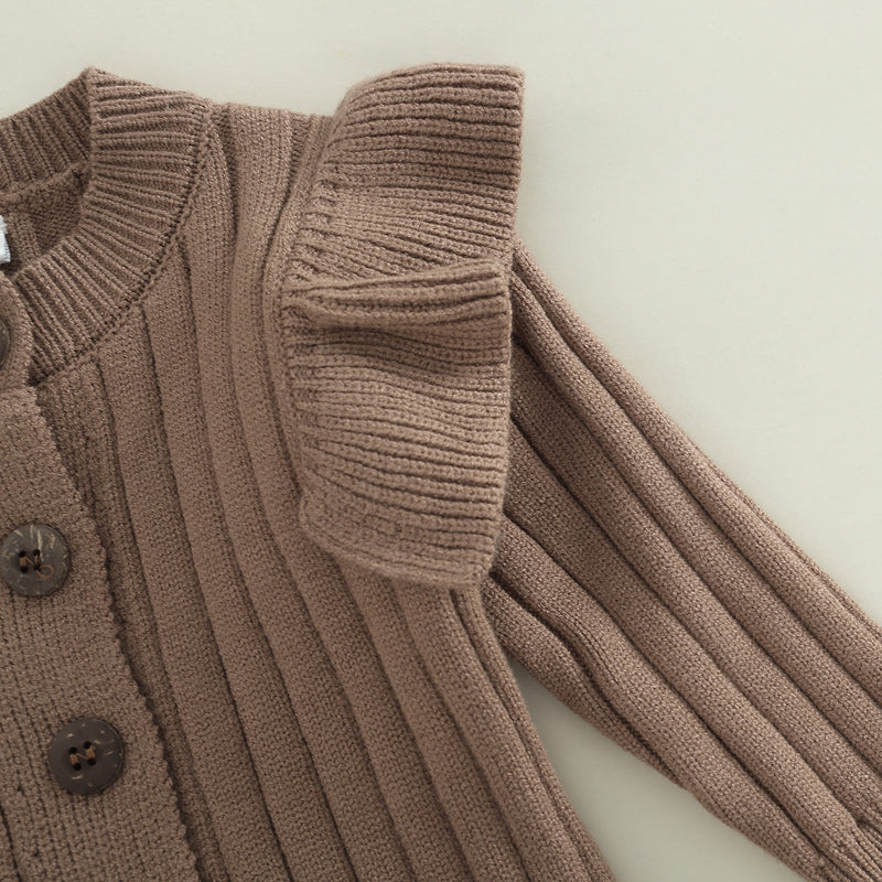 Lioraitiin 0-18M Baby Girl Knitted Long Sleeve