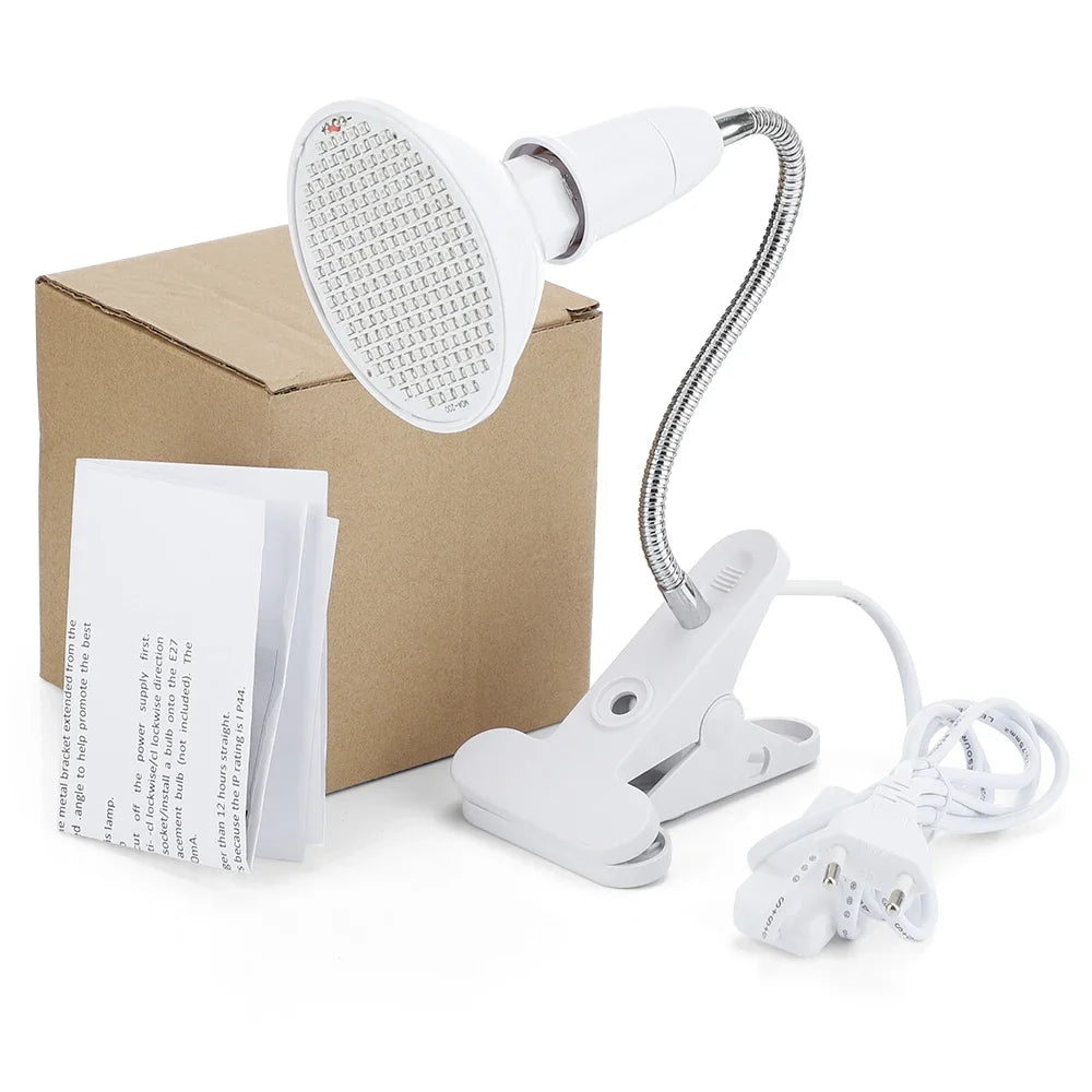 200 LEDs Infrared Light Therapy Lamp Skin Care Anti Aging 660nm 850nm