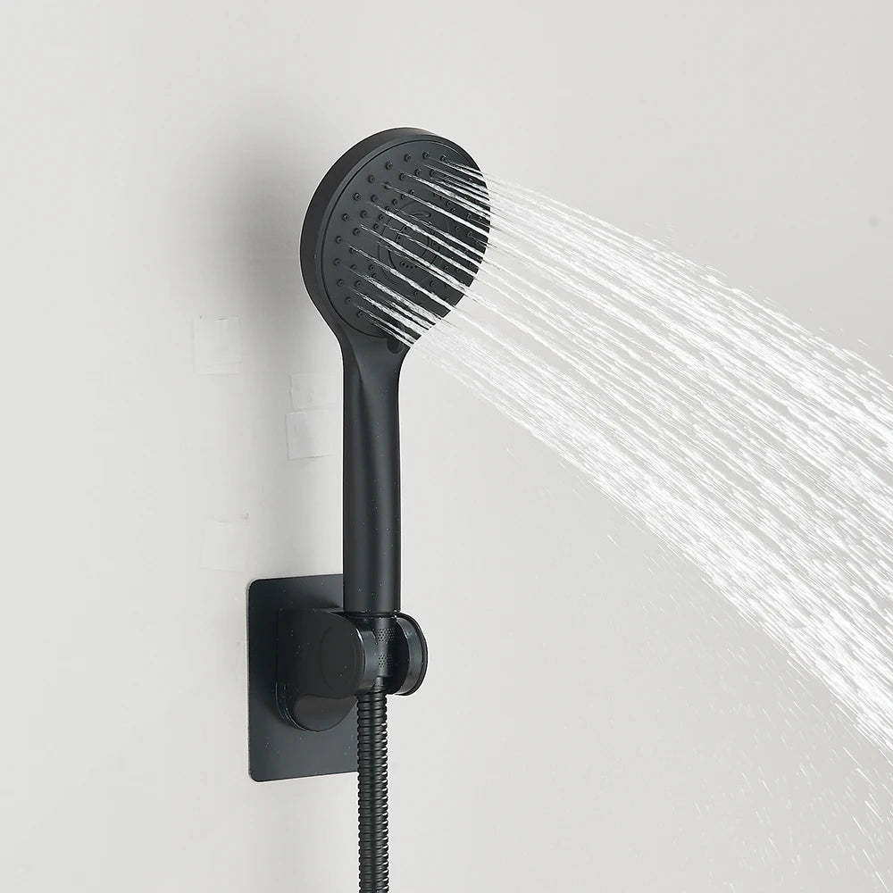 Shower Head Combo 8-12Inch High Pressure Rain Shower Head with Adjustable