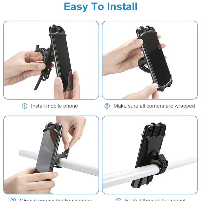 1-Pack Silicone Phone Stand - Super Bowl Party Hands-Free Viewing Holder for Snack Proof Binge Watching