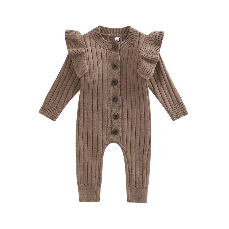 Lioraitiin 0-18M Baby Girl Knitted Long Sleeve