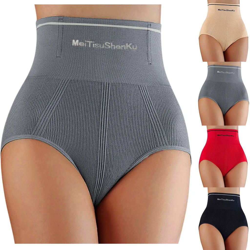 Women Postpartum Tummy Control Briefs High Waist Butt Lifter Shapewear