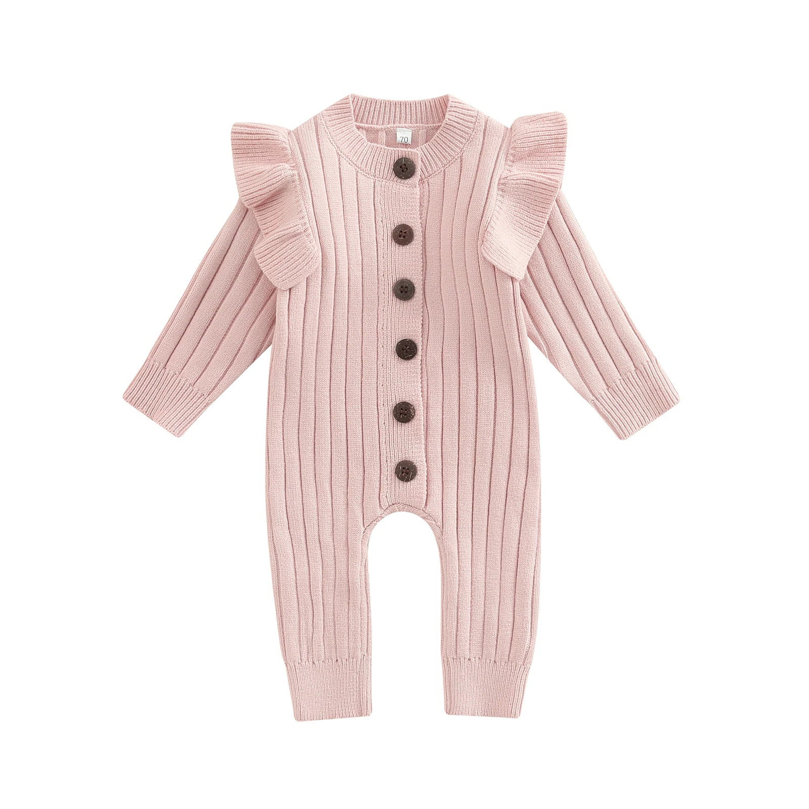 Lioraitiin 0-18M Baby Girl Knitted Long Sleeve