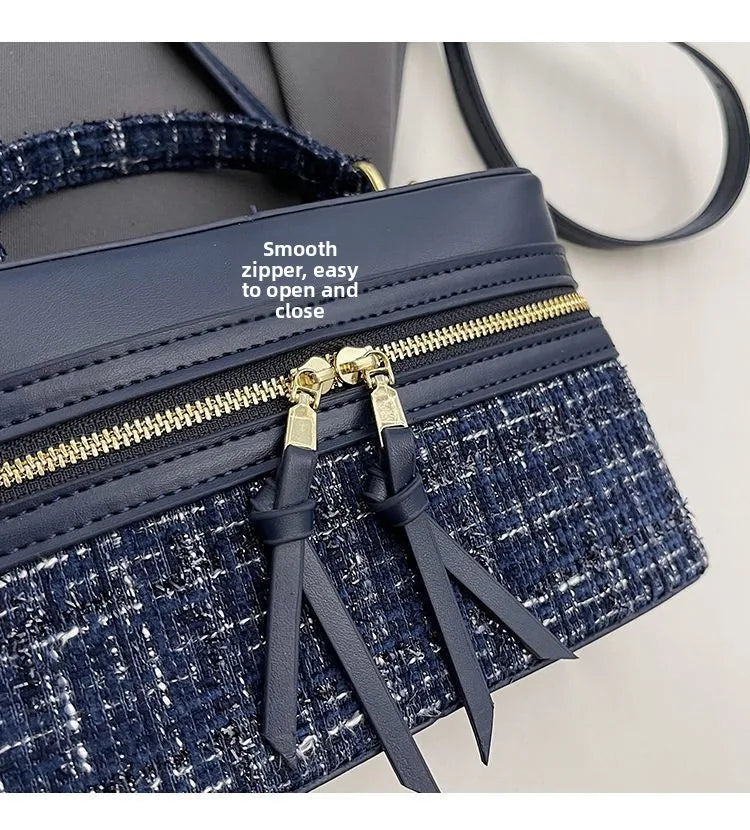 New Spring Summer Fashionable Handbag – Lightweight Portable Square Box Crossbody Bag for Stylish Daily Use