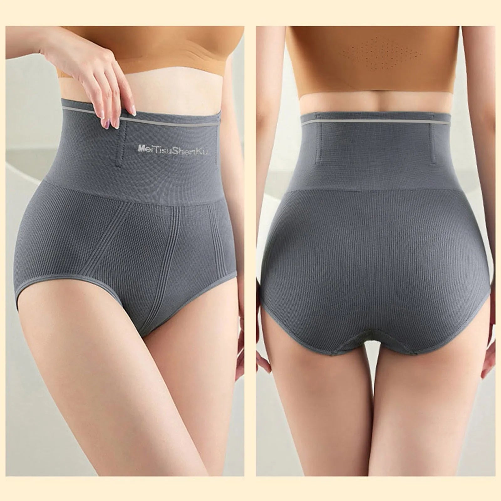 Women Postpartum Tummy Control Briefs High Waist Butt Lifter Shapewear