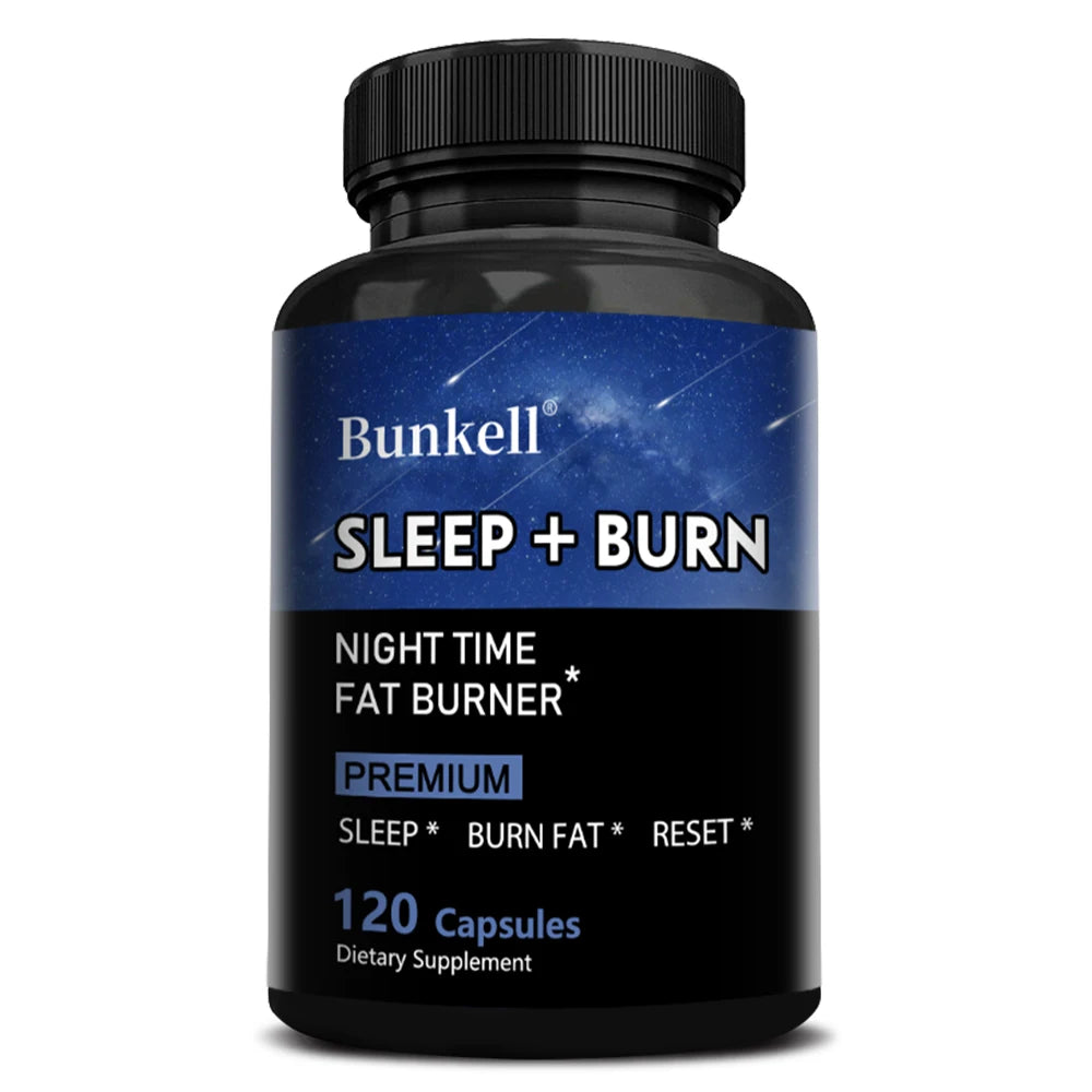 Night Fat Burner and Sleep Supplement - Boost Metabolism and Burn