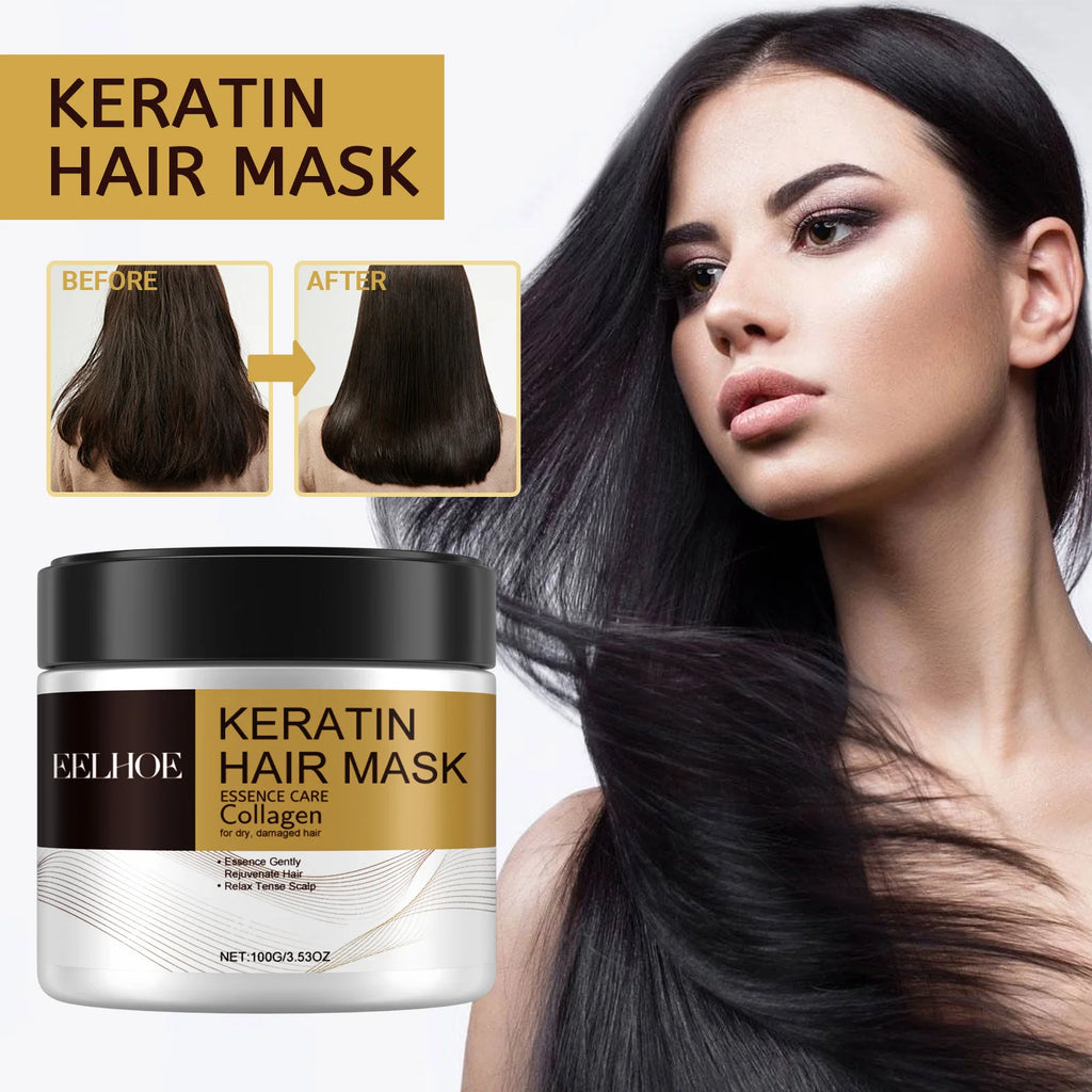 Magical Hair Mask Softens Frizz Repairs Damage Fine Hair Anti-loss Smooth Shiny Hair