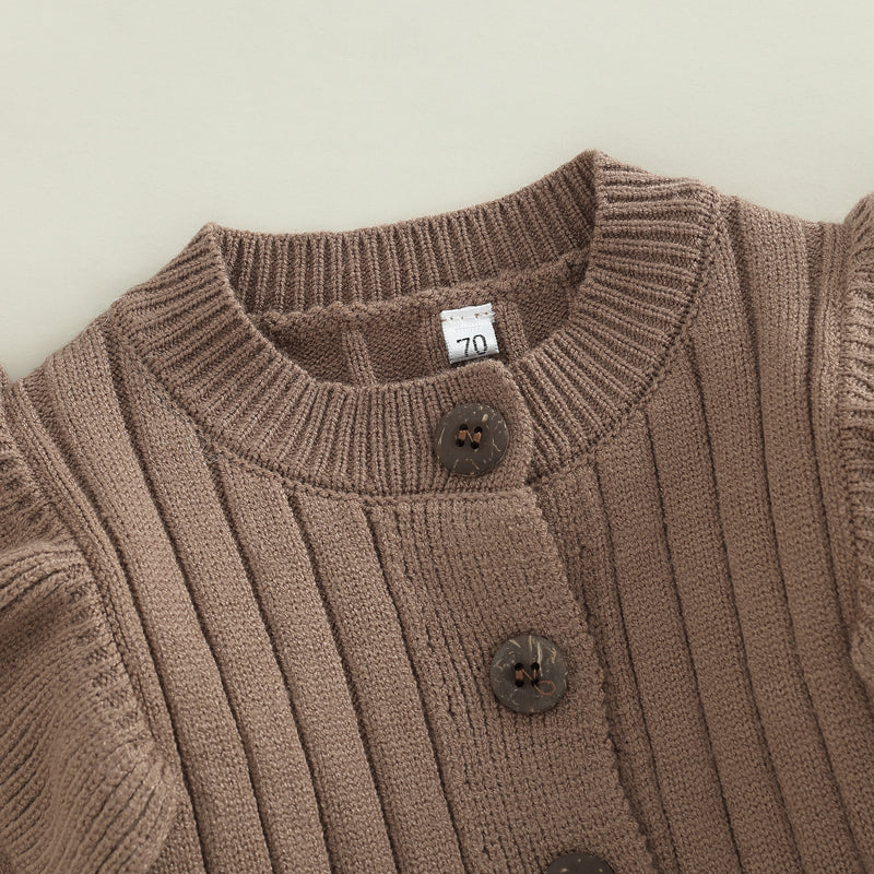 Lioraitiin 0-18M Baby Girl Knitted Long Sleeve