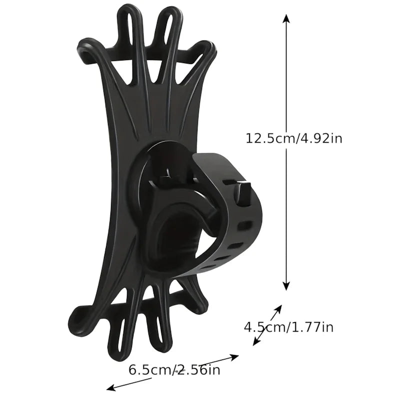 1-Pack Silicone Phone Stand - Super Bowl Party Hands-Free Viewing Holder for Snack Proof Binge Watching