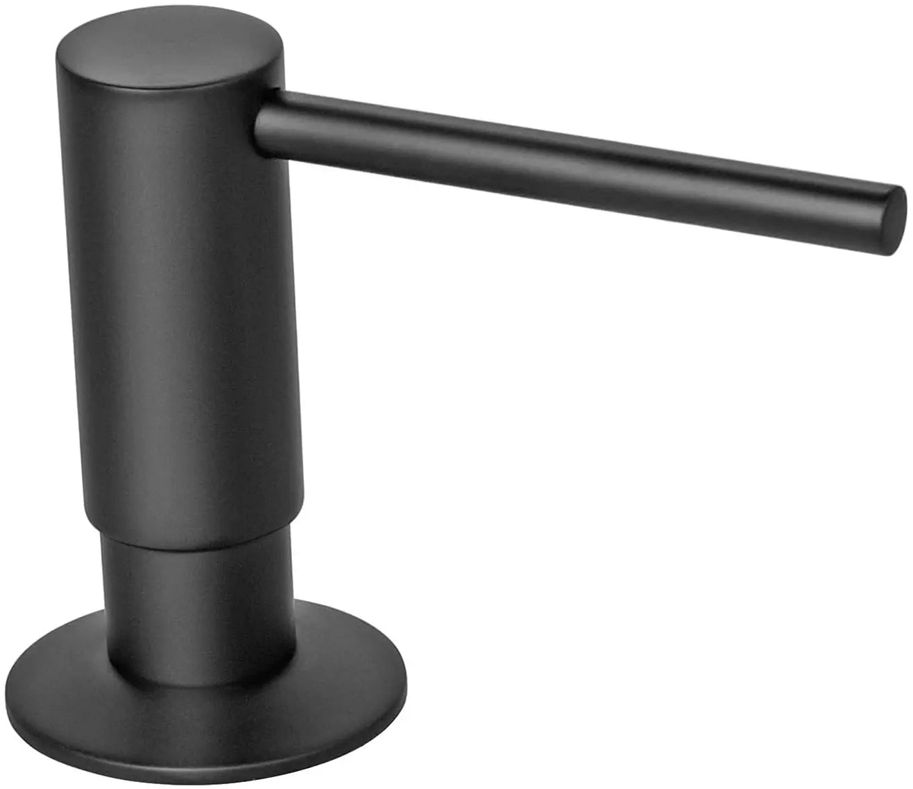 Samodra Black Liquid Soap Dispensers Brass Pump Head With 500ML PE Bottle