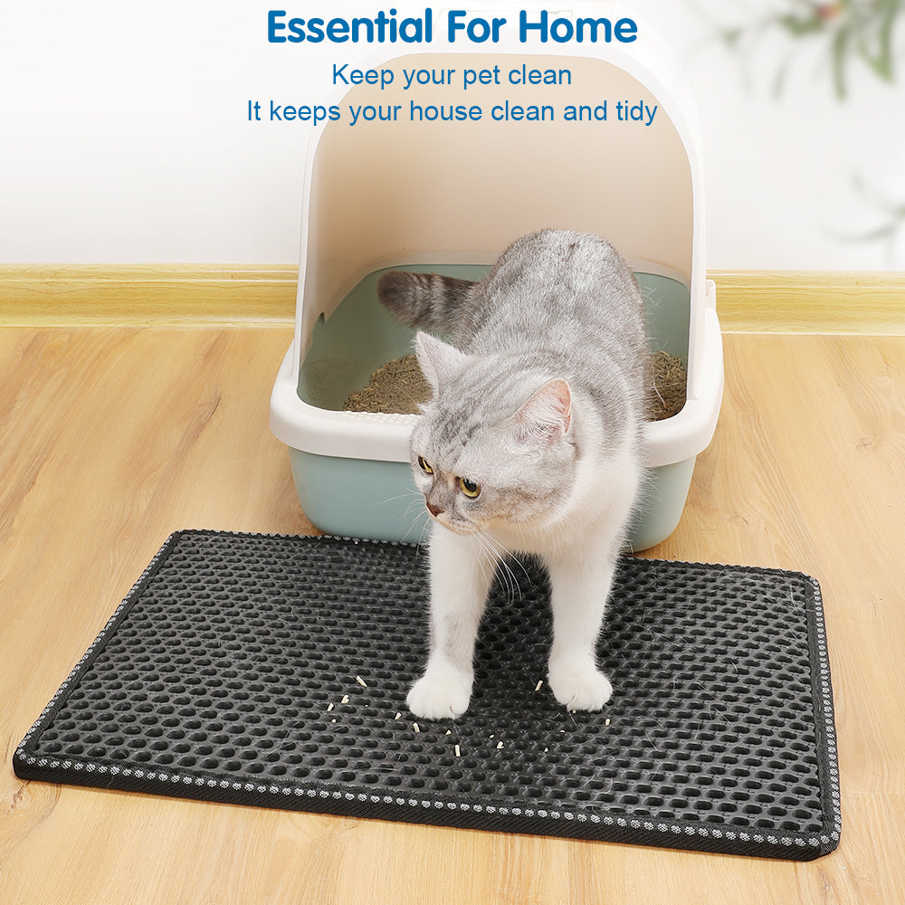 Double-Layer Cat Litter Trapper