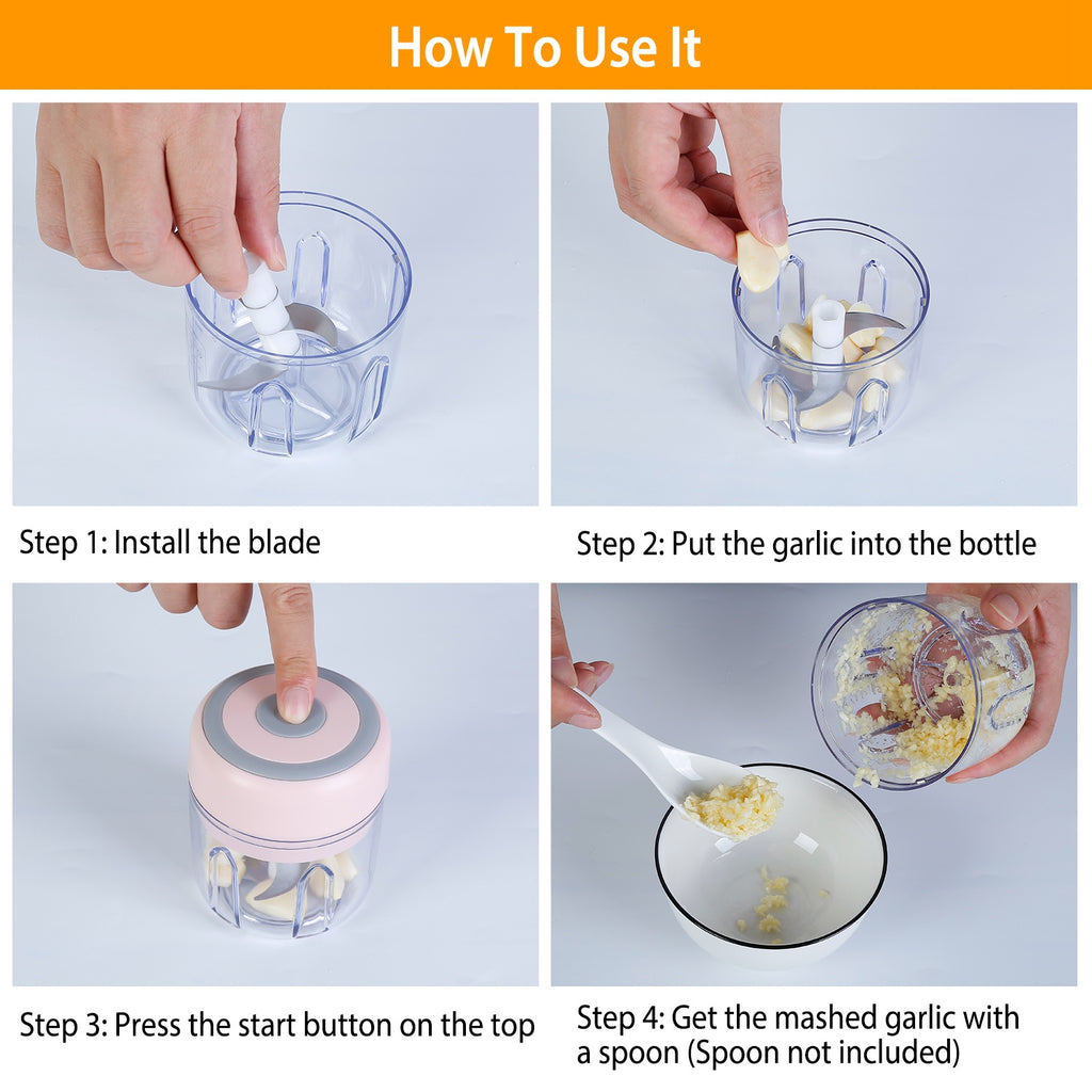 Portable Electric Garlic Chopper